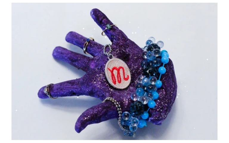 Hand Cast Jewelry Holder with ArtPlaster